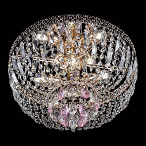 Люстра Венеция Астра розовая №5 в Сочи Гусь Хрустальный