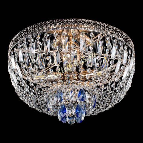 Люстра Венеция Астра синяя №5 в Сочи Гусь Хрустальный