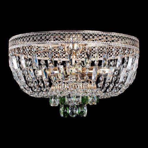 Люстра Венеция Астра зеленая №5 в Сочи Гусь Хрустальный