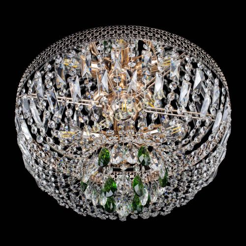 Люстра Венеция Астра зеленая №5 в Сочи Гусь Хрустальный