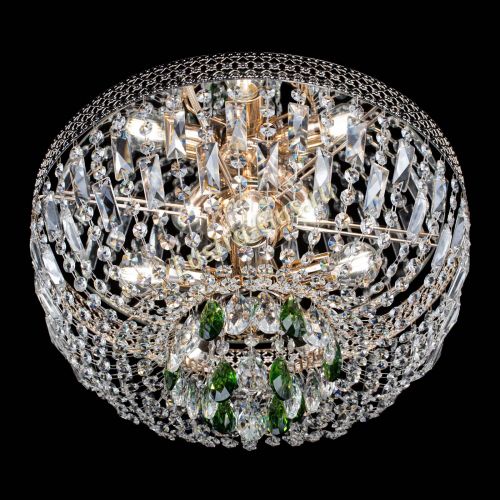 Люстра Венеция Астра зеленая №5 в Сочи Гусь Хрустальный