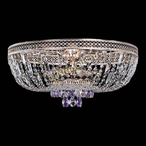 Люстра Венеция Астра №6 фиолетовая в Сочи Гусь Хрустальный