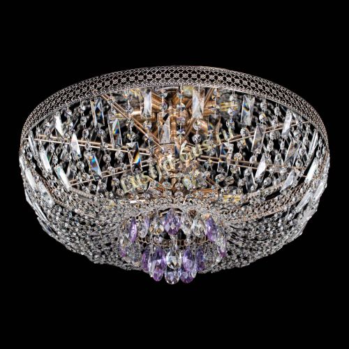 Люстра Венеция Астра №6 фиолетовая в Сочи Гусь Хрустальный