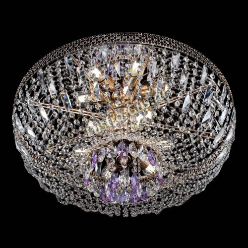 Люстра Венеция Астра №6 фиолетовая в Сочи Гусь Хрустальный