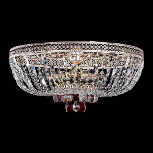 Люстра Венеция Астра №6 красная в Сочи Гусь Хрустальный