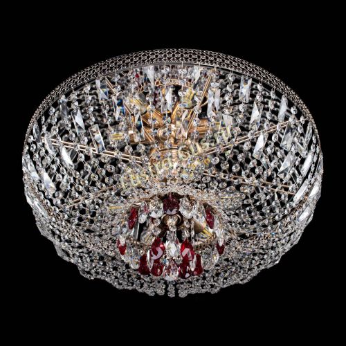 Люстра Венеция Астра №6 красная в Сочи Гусь Хрустальный