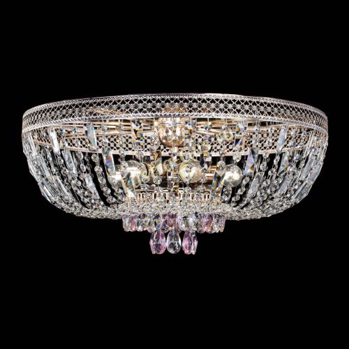 Люстра Венеция Астра №6 розовая в Сочи Гусь Хрустальный