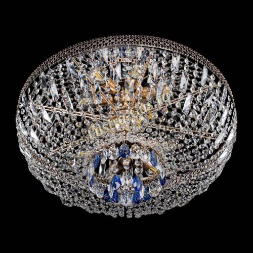 Люстра Венеция Астра №6 синяя в Сочи Гусь Хрустальный