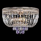 Люстра Венеция Астра №3 фиолетовая в Сочи