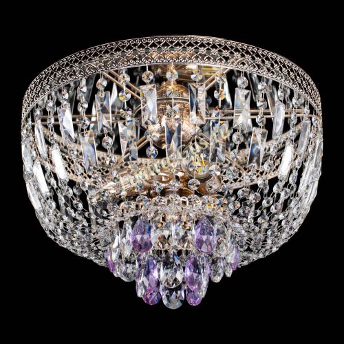 Люстра Венеция Астра №3 фиолетовая в Сочи Гусь Хрустальный