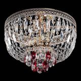 Люстра Венеция Астра №3 красная в Сочи