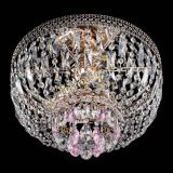 Люстра Венеция Астра №3 розовая в Сочи