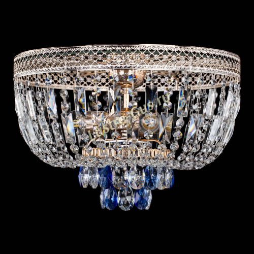 Люстра Венеция Астра №3 синяя в Сочи Гусь Хрустальный