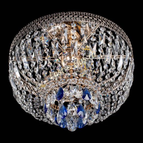 Люстра Венеция Астра №3 синяя в Сочи Гусь Хрустальный