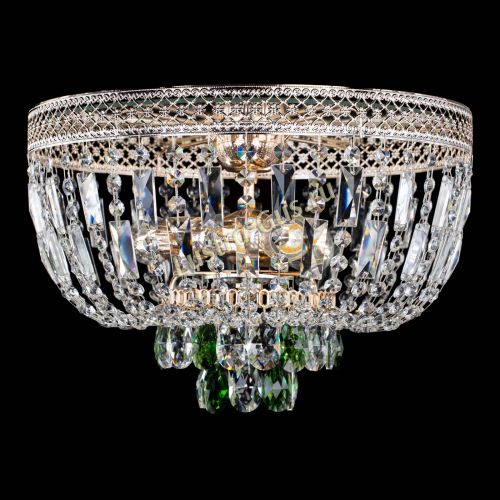 Люстра Венеция Астра №3 зеленая в Сочи Гусь Хрустальный