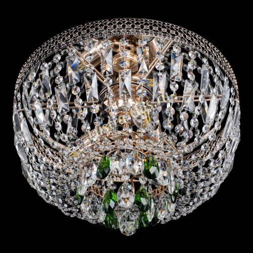 Люстра Венеция Астра №3 зеленая в Сочи Гусь Хрустальный