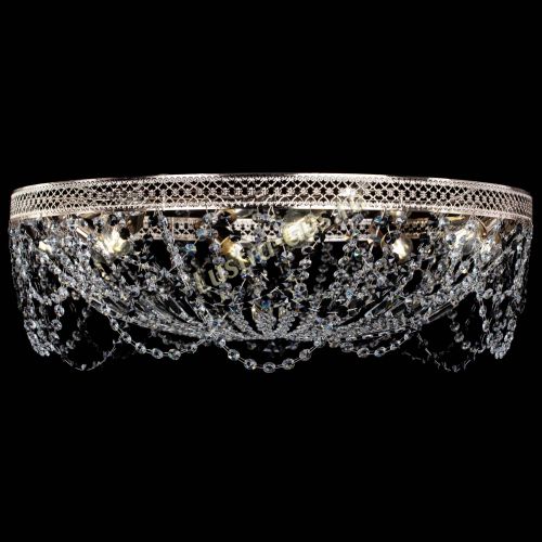 Люстра Венеция Ажур черная в Сочи Гусь Хрустальный