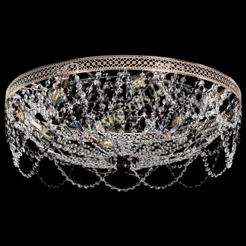 Люстра Венеция Ажур черная в Сочи Гусь Хрустальный