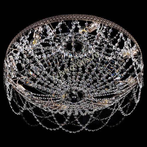 Люстра Венеция Ажур черная в Сочи Гусь Хрустальный