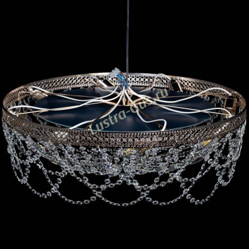 Люстра Венеция Ажур фиолетовая в Сочи Гусь Хрустальный