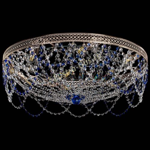 Люстра Венеция Ажур синяя в Сочи Гусь Хрустальный