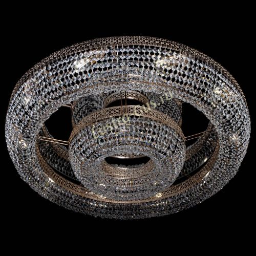 Люстра Венеция двойное кольцо №10 в Сочи Гусь Хрустальный