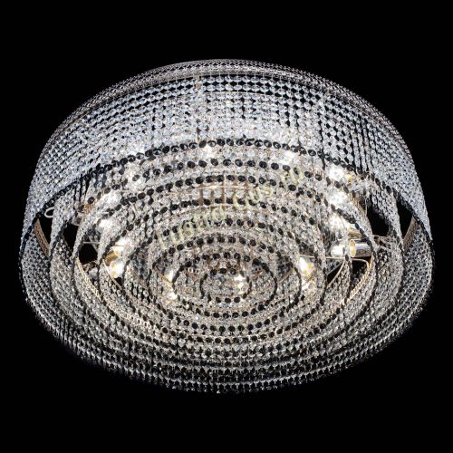 Люстра Венеция Капель №10 оптикон черная в Сочи Гусь Хрустальный