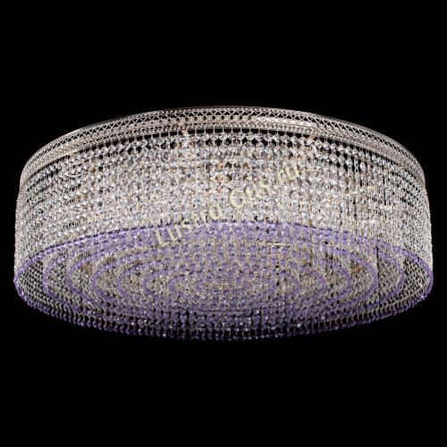 Люстра Венеция Капель №10 оптикон фиолетовая в Сочи Гусь Хрустальный