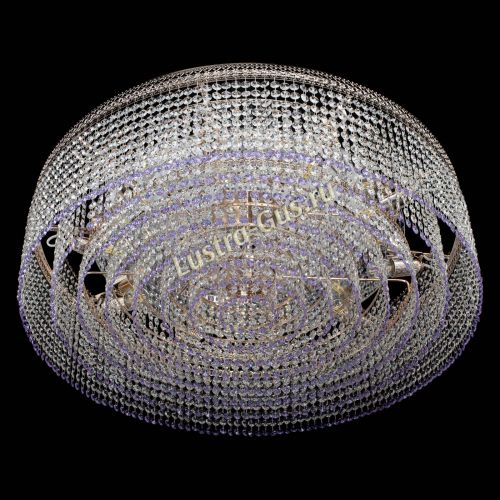 Люстра Венеция Капель №10 оптикон фиолетовая в Сочи Гусь Хрустальный