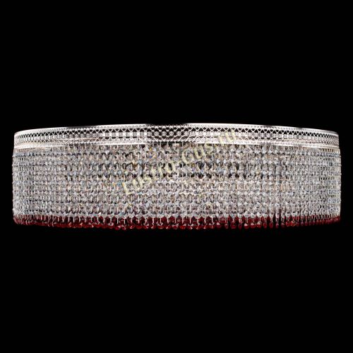 Люстра Венеция Капель №10 оптикон красная в Сочи Гусь Хрустальный