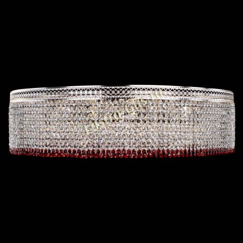 Люстра Венеция Капель №10 оптикон красная в Сочи Гусь Хрустальный