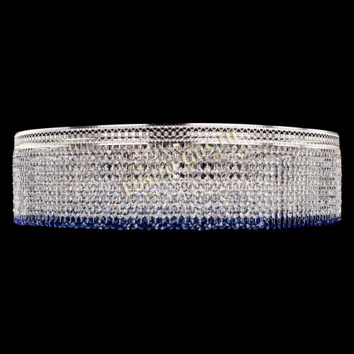 Люстра Венеция Капель №10 оптикон синяя в Сочи Гусь Хрустальный