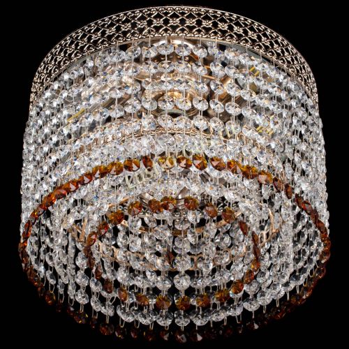 Люстра Венеция Капель №2 чайная в Сочи Гусь Хрустальный