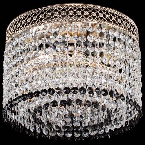 Люстра Венеция Капель №2 черная в Сочи Гусь Хрустальный