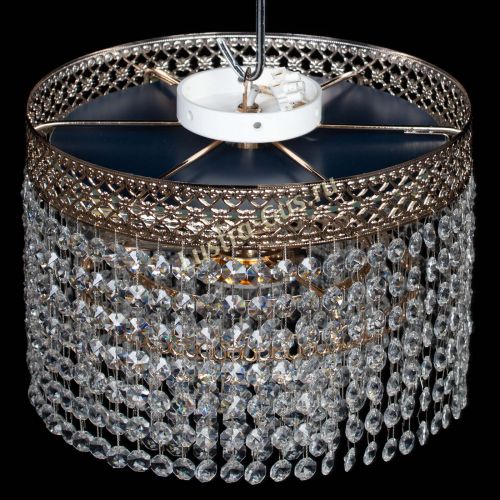 Люстра Венеция Капель №2 красная в Сочи Гусь Хрустальный