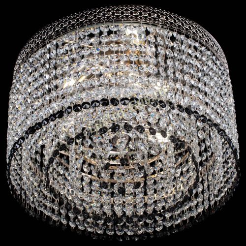 Люстра Венеция Капель №3 черная в Сочи Гусь Хрустальный