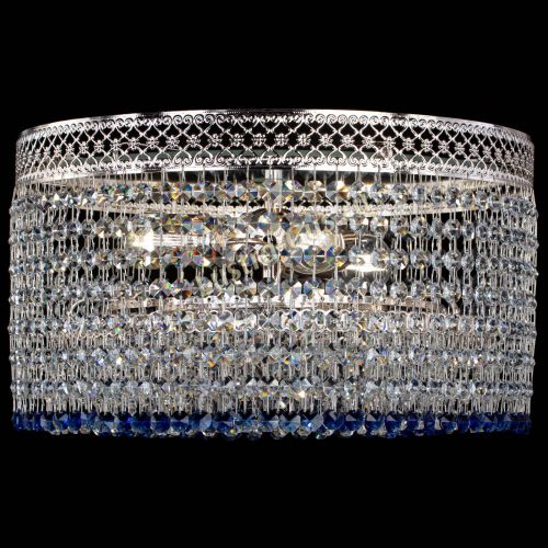 Люстра Венеция Капель №3 синяя в Сочи Гусь Хрустальный