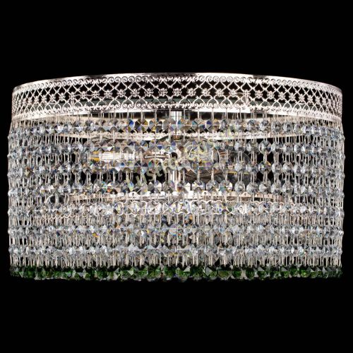 Люстра Венеция Капель №3 зеленая в Сочи Гусь Хрустальный