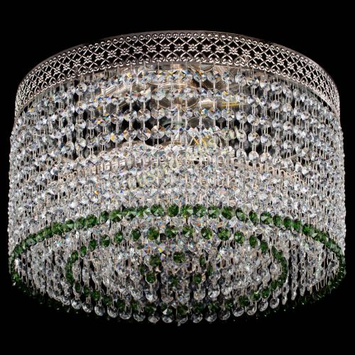 Люстра Венеция Капель №3 зеленая в Сочи Гусь Хрустальный