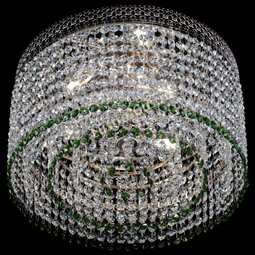 Люстра Венеция Капель №3 зеленая в Сочи Гусь Хрустальный