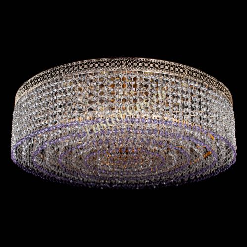 Люстра Венеция Капель №8 оптикон фиолетовая в Сочи Гусь Хрустальный