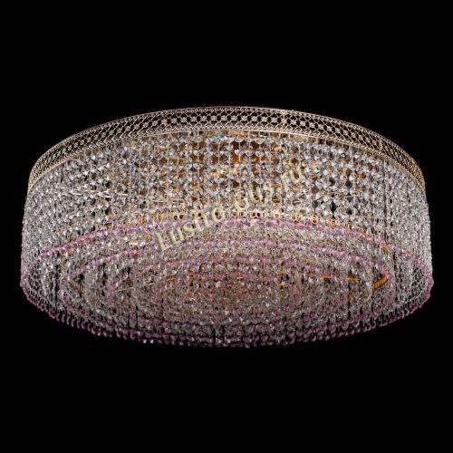 Люстра Венеция Капель №8 оптикон розовая в Сочи Гусь Хрустальный