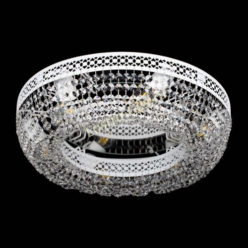 Люстра Венеция Кольцо №6 белая в Сочи Гусь Хрустальный