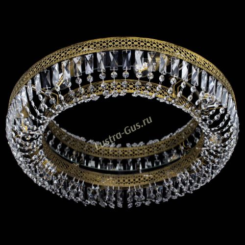 Люстра Венеция Кольцо №6 пластинка под бронзу в Сочи Гусь Хрустальный