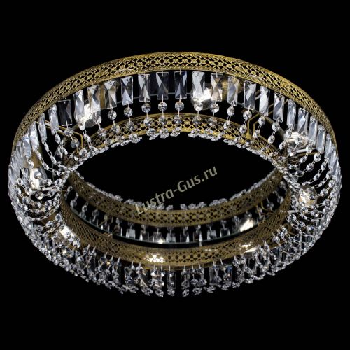 Люстра Венеция Кольцо №6 пластинка под бронзу в Сочи Гусь Хрустальный