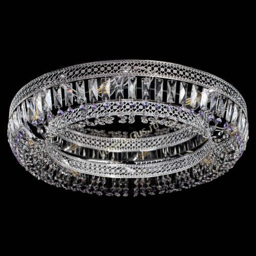 Люстра Венеция Кольцо №8 пластинка фиолетовая в Сочи Гусь Хрустальный