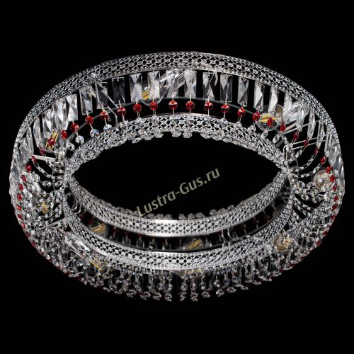 Люстра Венеция Кольцо №8 пластинка красная в Сочи Гусь Хрустальный