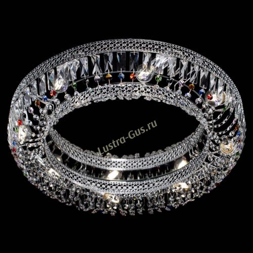 Люстра Венеция Кольцо №8 пластинка разноцветная в Сочи Гусь Хрустальный