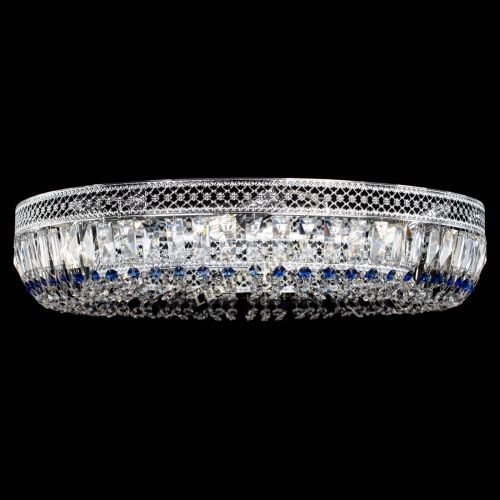 Люстра Венеция Кольцо №8 пластинка синяя в Сочи Гусь Хрустальный