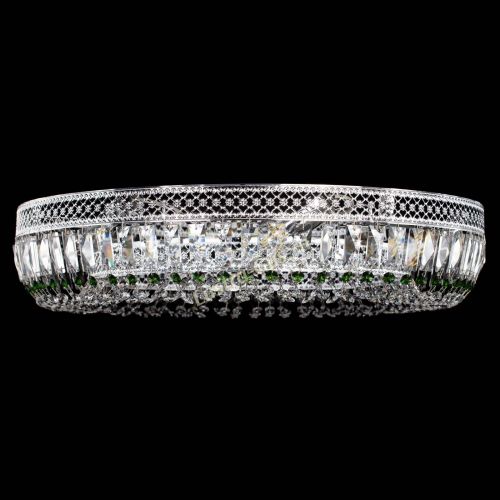 Люстра Венеция Кольцо №8 пластинка зеленая в Сочи Гусь Хрустальный